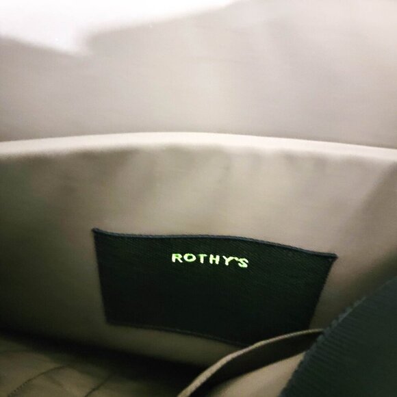 Rothy's Carryall Tote in Forest Green Black - Picture 9 of 11